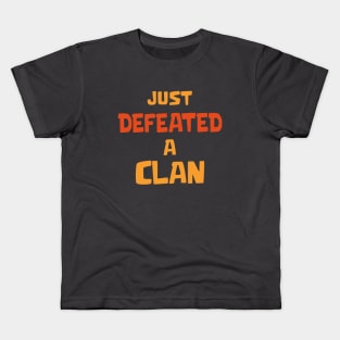 Defeated A Clan Kids T-Shirt